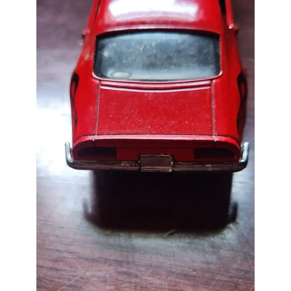 New Ray 1973 Pontiac Firebird Red Flames Diecast Muscle Car 1:64